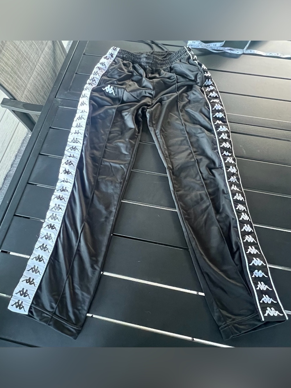 Kappa 222 Banda Astoria Men’s Track Pants w/ Omni Logo Taping, Size Medium